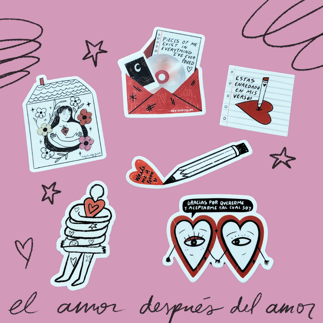 Collector Pack - Stickers + 3 Prints