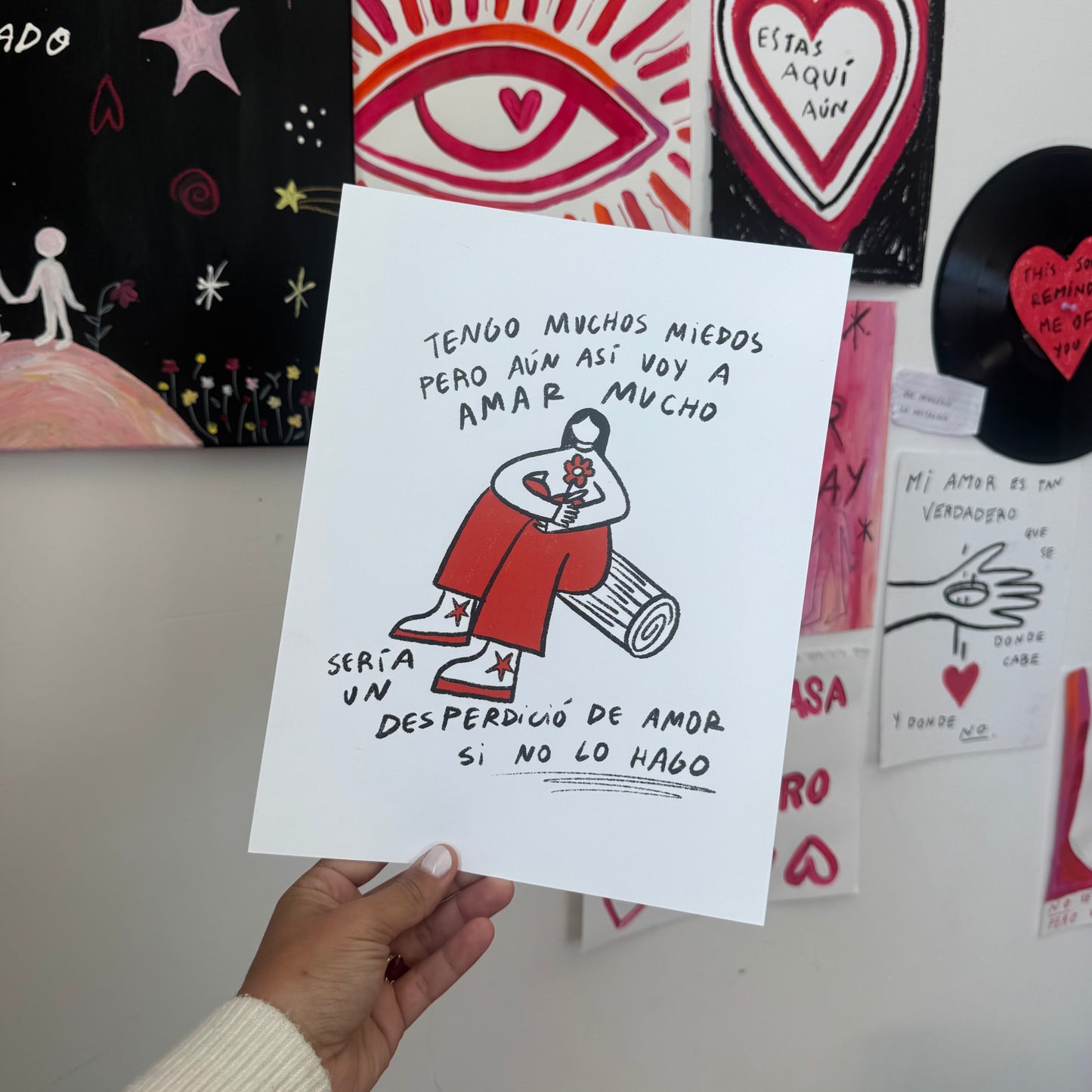 Tengo muchos miedos - Art Print