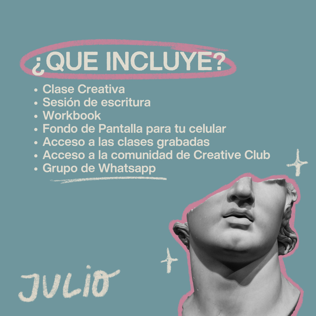 Julio - Creative Club - Construye Tu Identidad Como Creativo