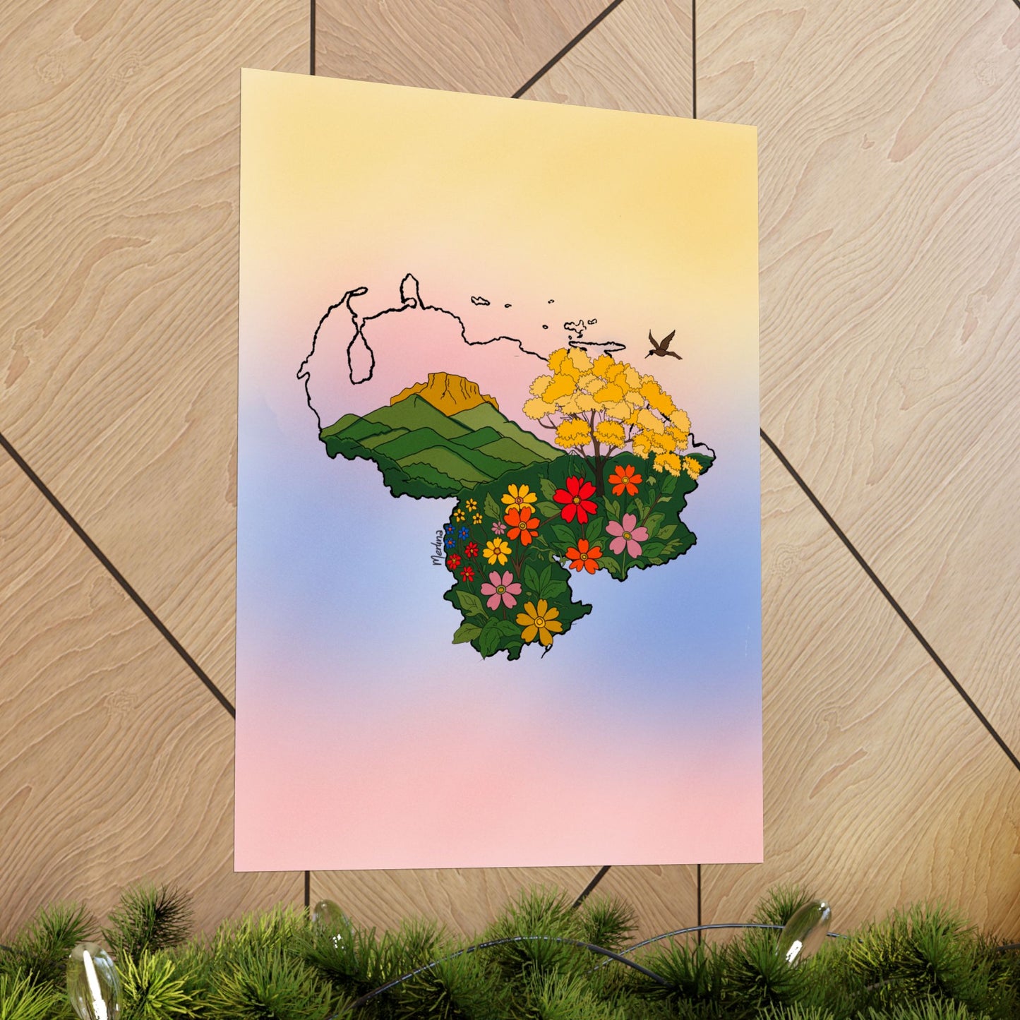 Para que vuelva a florecer - Poster -  Dani Barovich