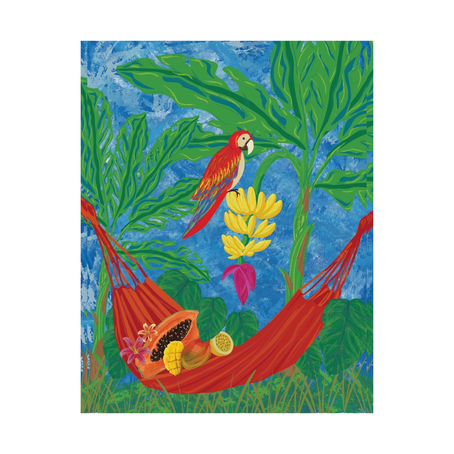 Comer frutica en la hamaca - Poster - Gaby Picon