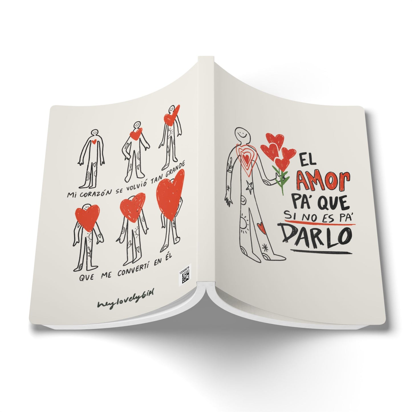 El amor es pa' darlo - Illustrated Journal