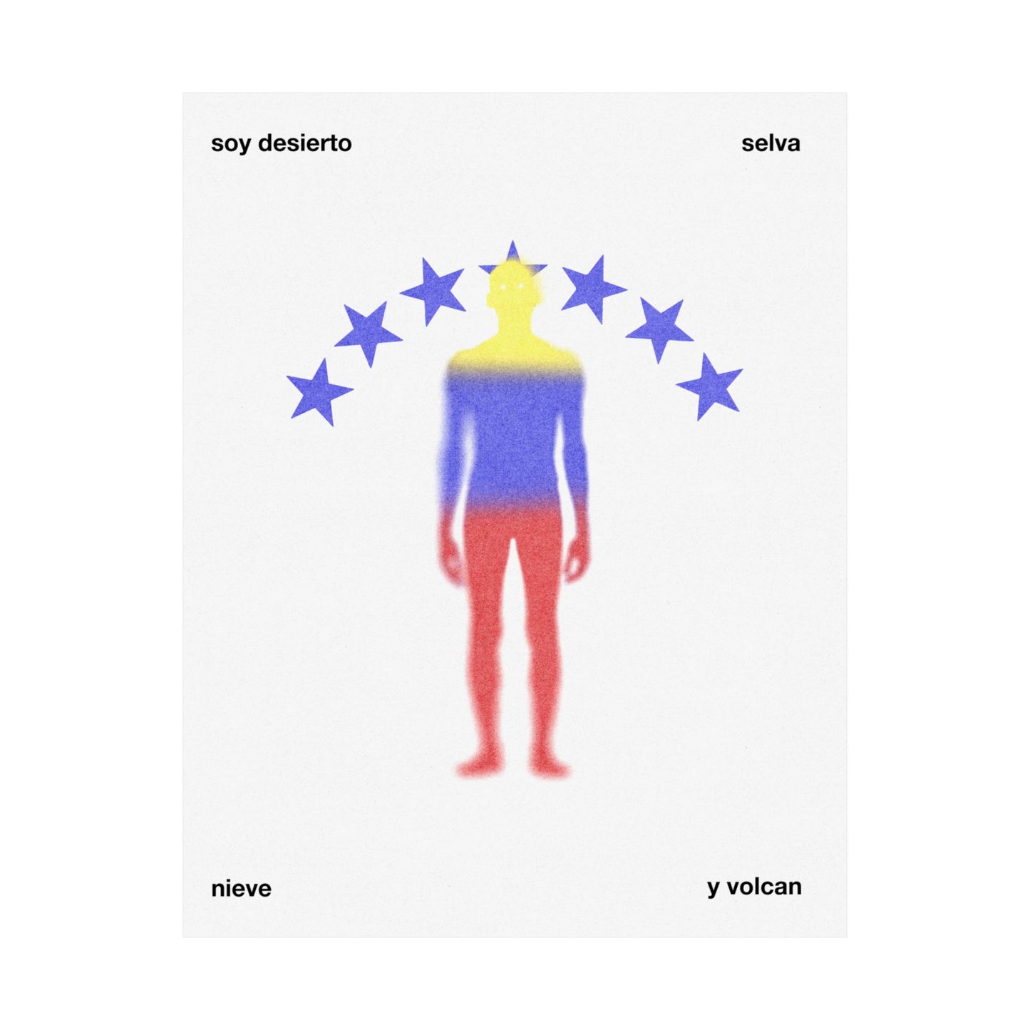 Desierto, Selva, Nieve y Volcan - Poster - Renzo Novelli