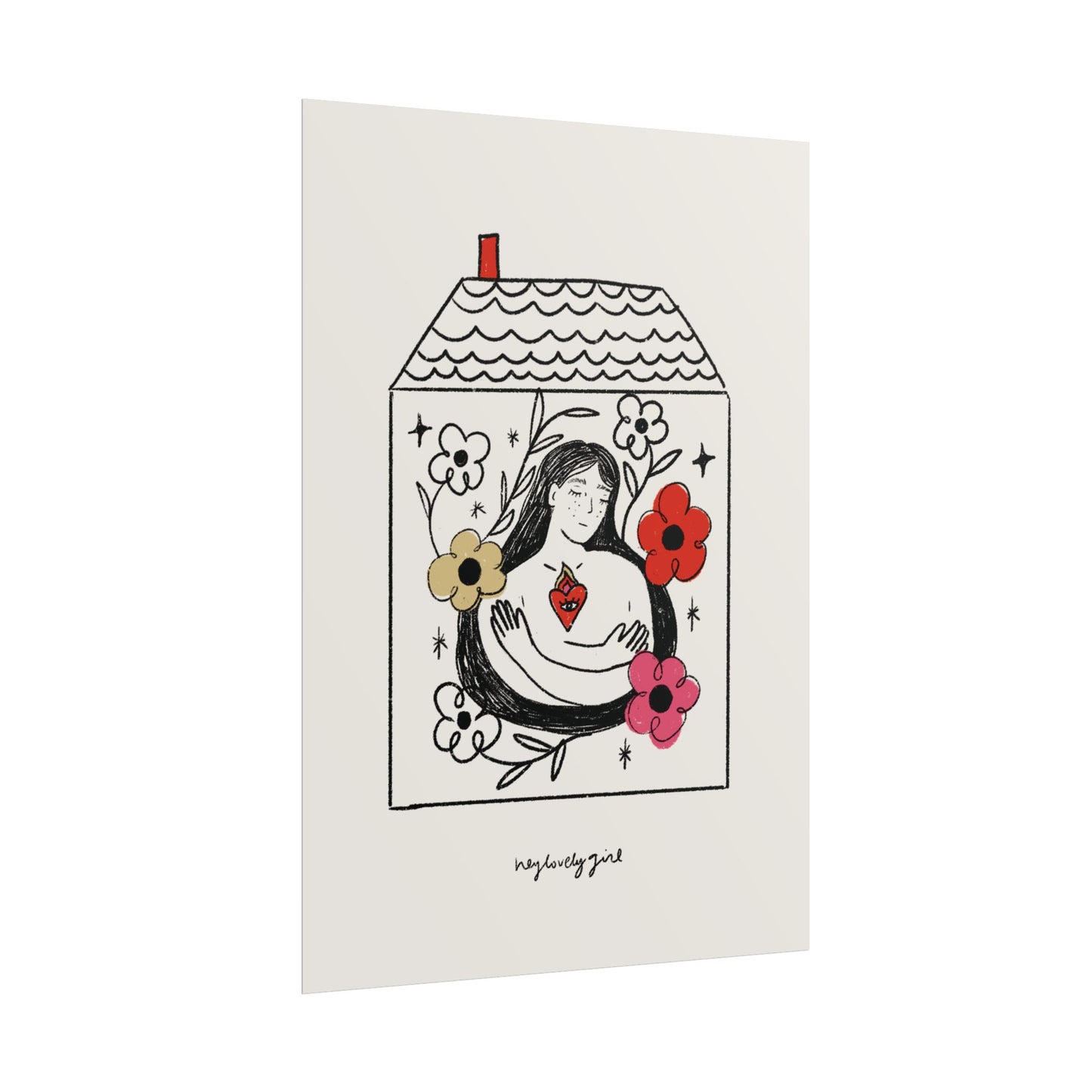 I am my own home - Art Print