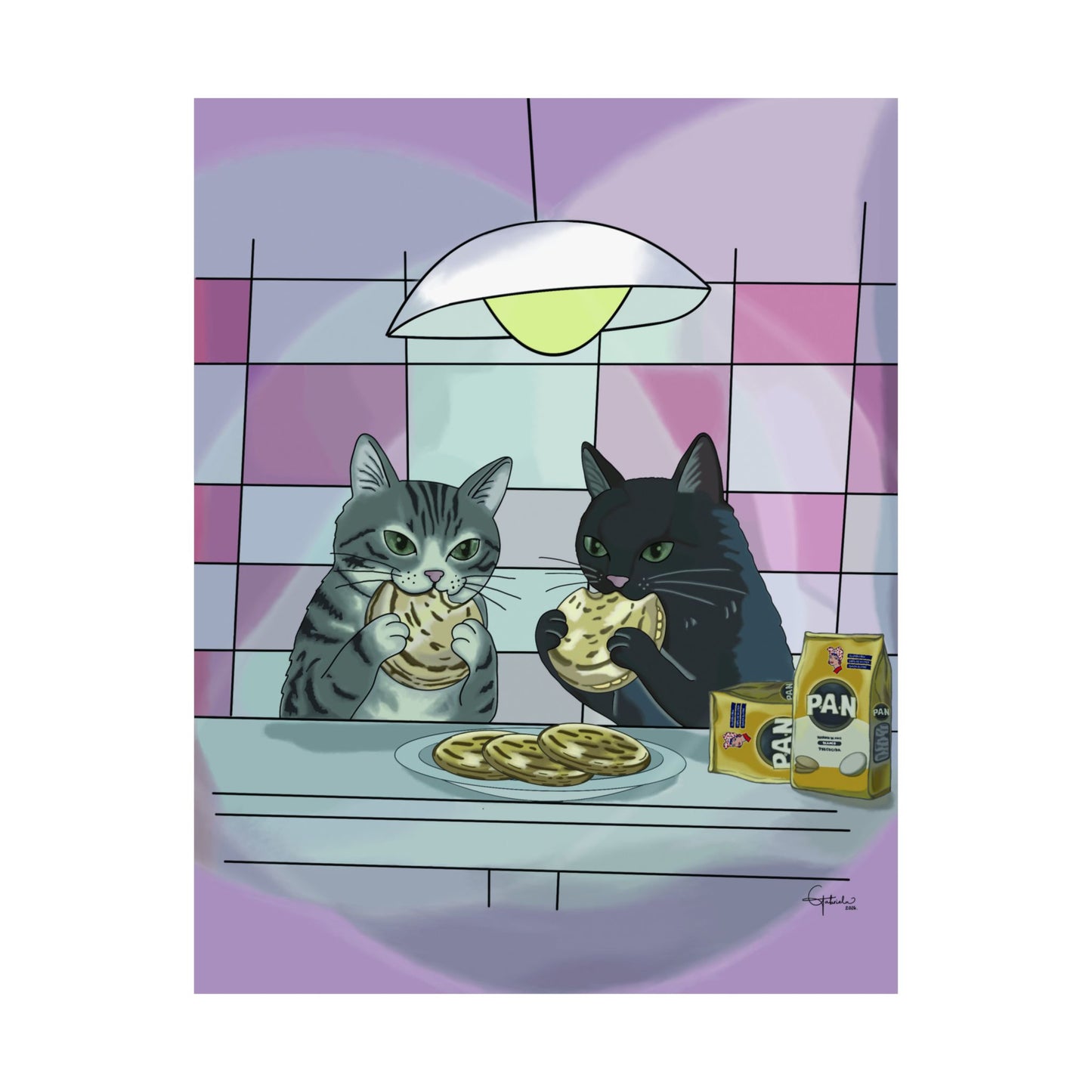 Arepa Peluda - Poster - Gabriela Mendes