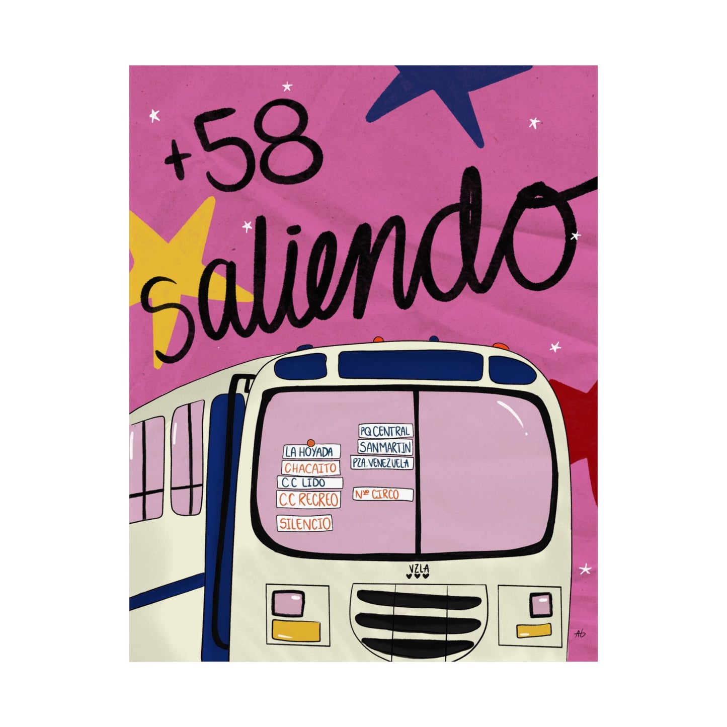 +58 saliendo - Poster - Ariana Gonzalez