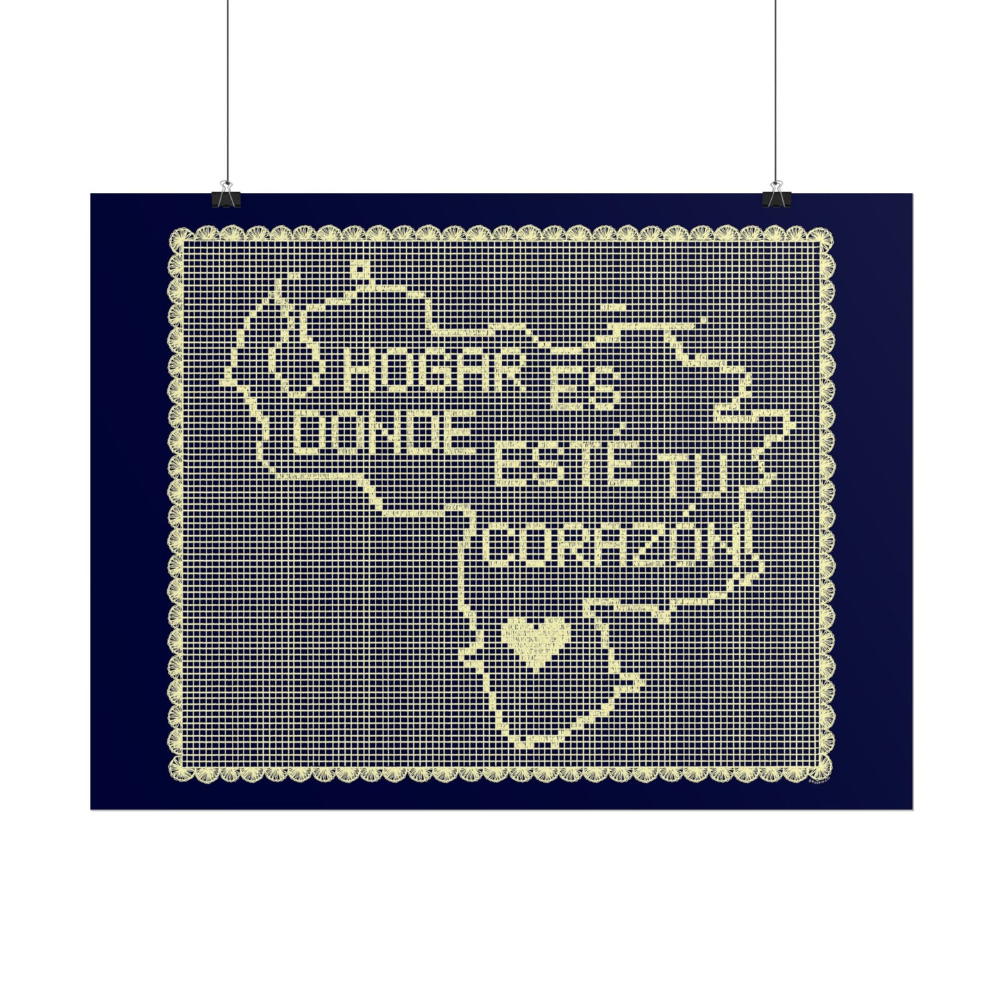 Hogar es donde esté tu corazón - Poster - Valeria Moreno