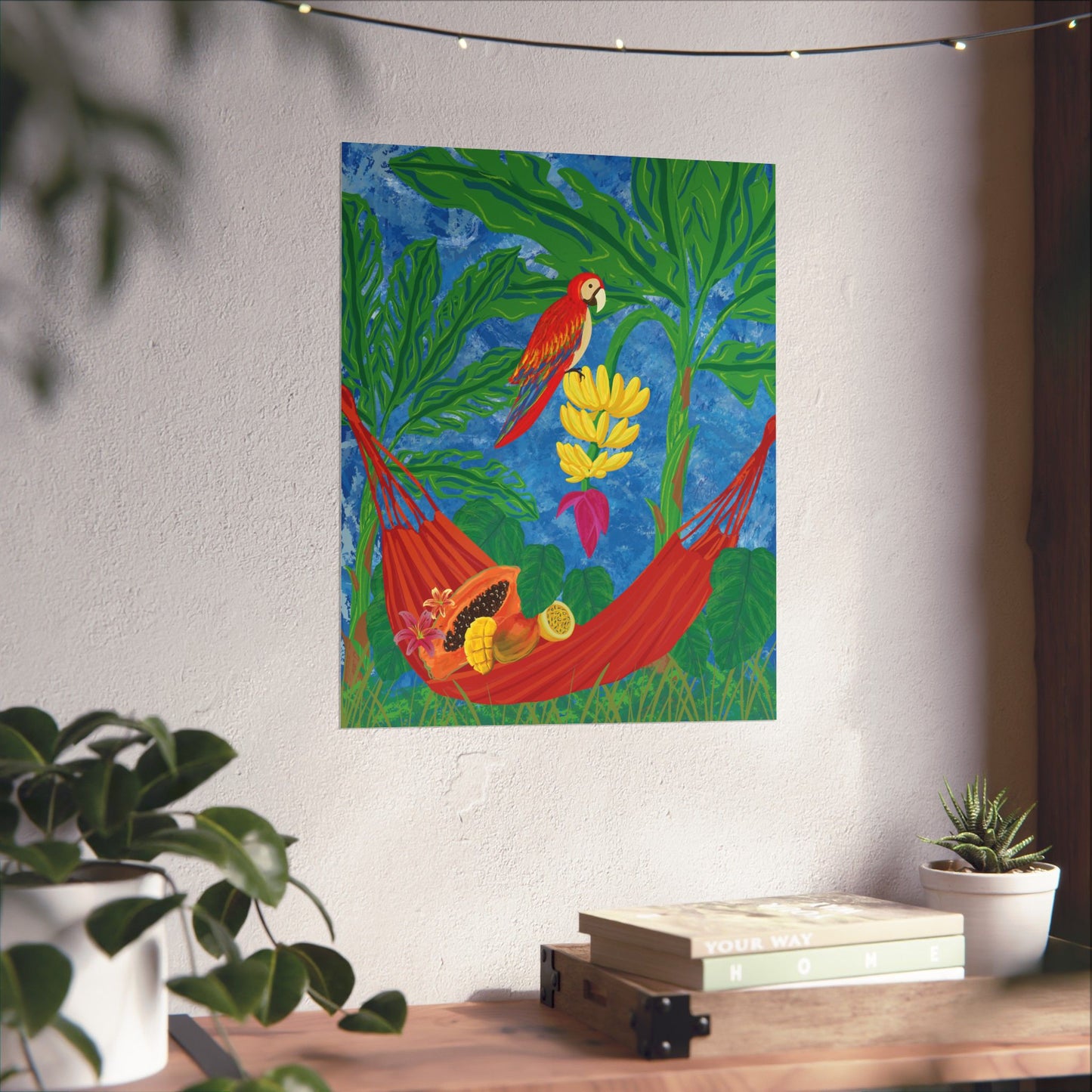 Comer frutica en la hamaca - Poster - Gaby Picon