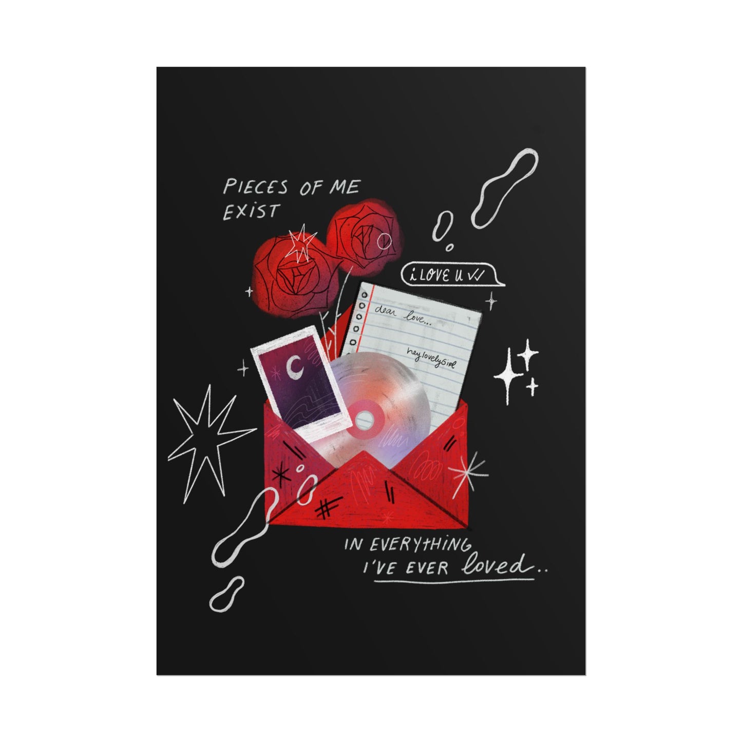 There's still so much left of you in me - Art Print