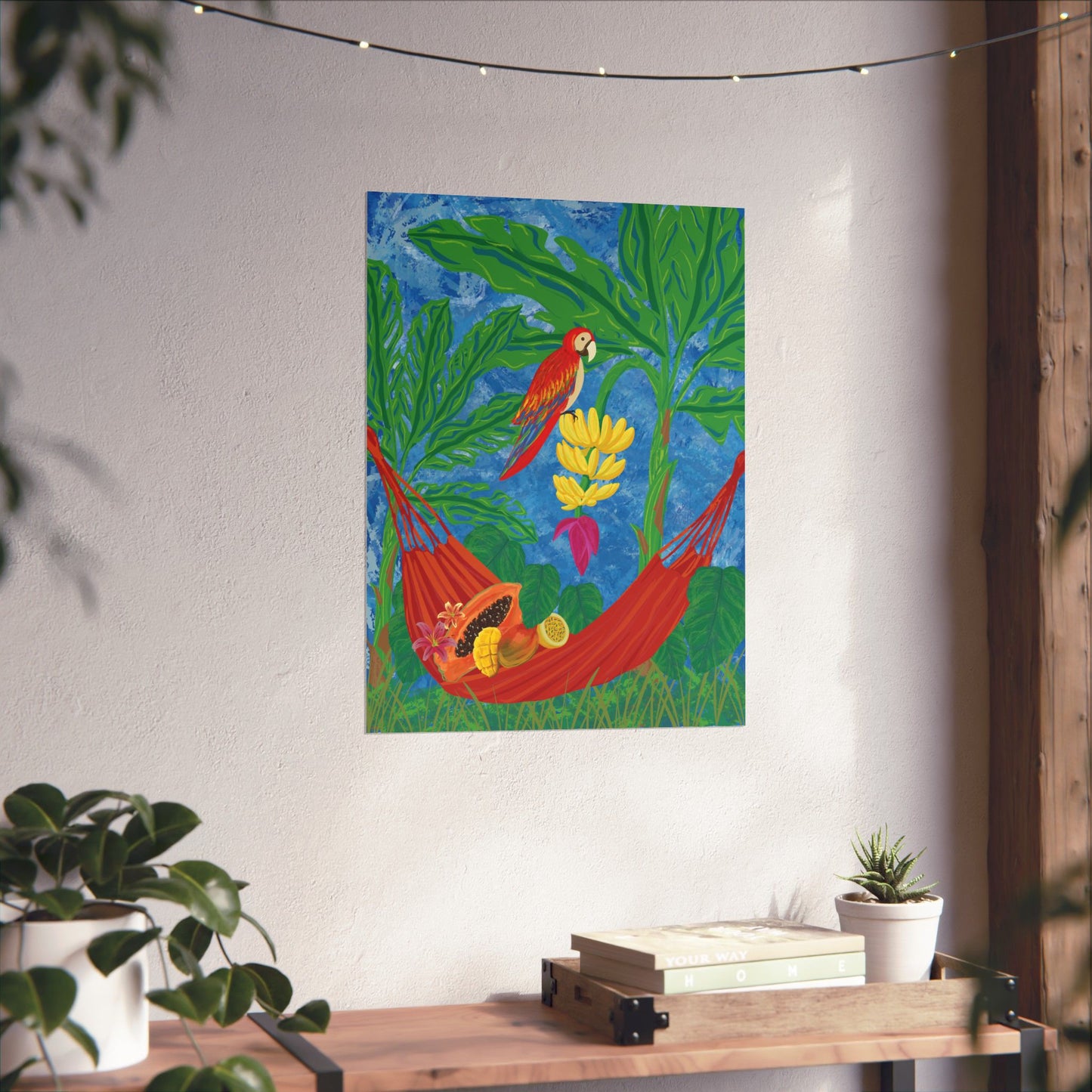 Comer frutica en la hamaca - Poster - Gaby Picon