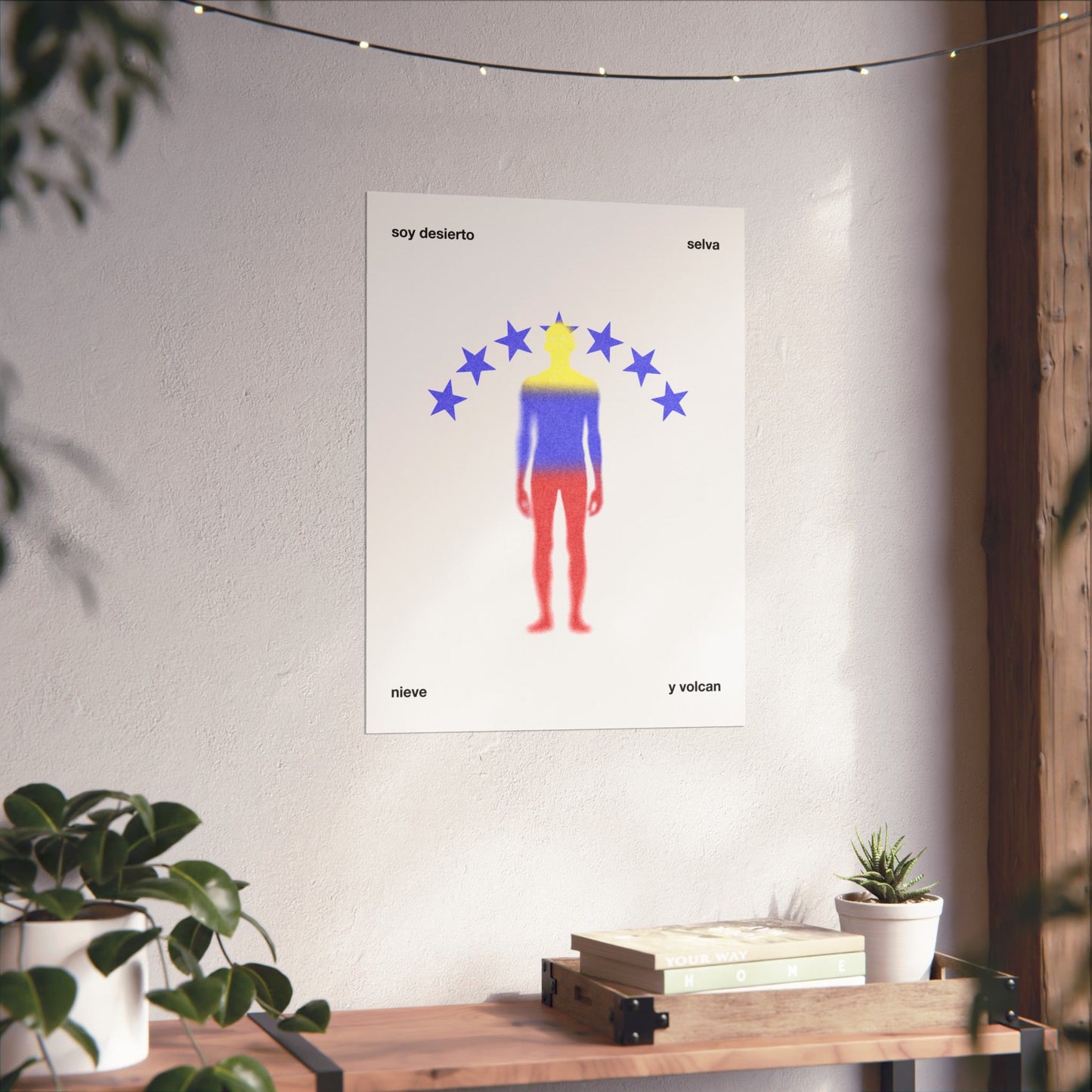 Desierto, Selva, Nieve y Volcan - Poster - Renzo Novelli
