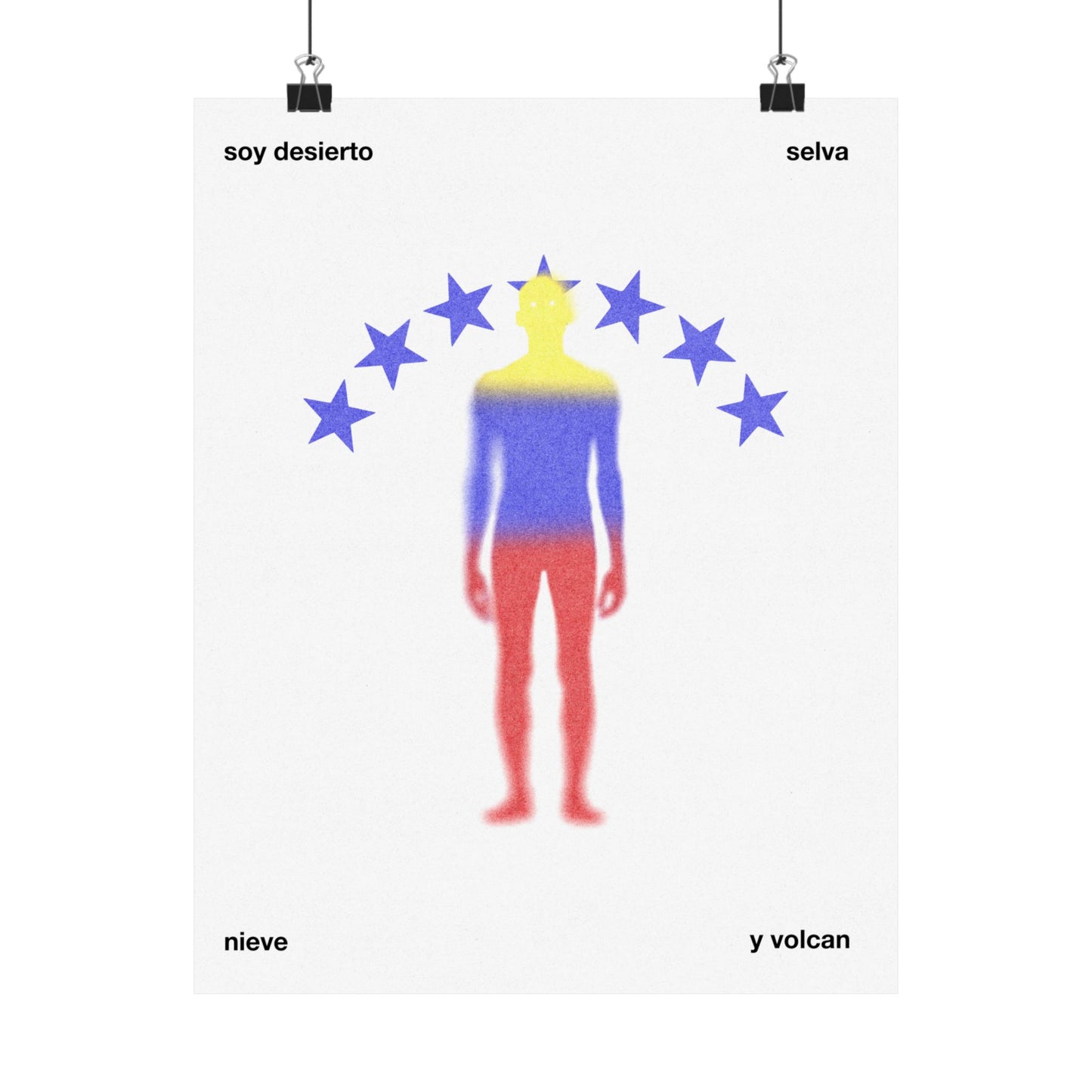 Desierto, Selva, Nieve y Volcan - Poster - Renzo Novelli