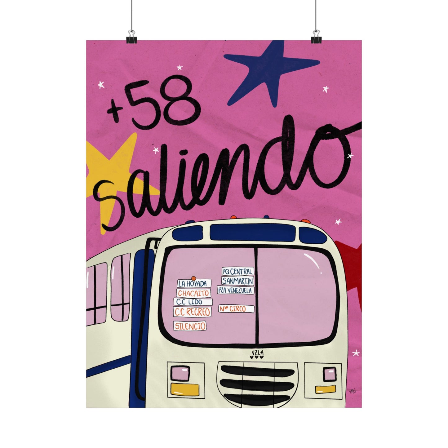 +58 saliendo - Poster - Ariana Gonzalez