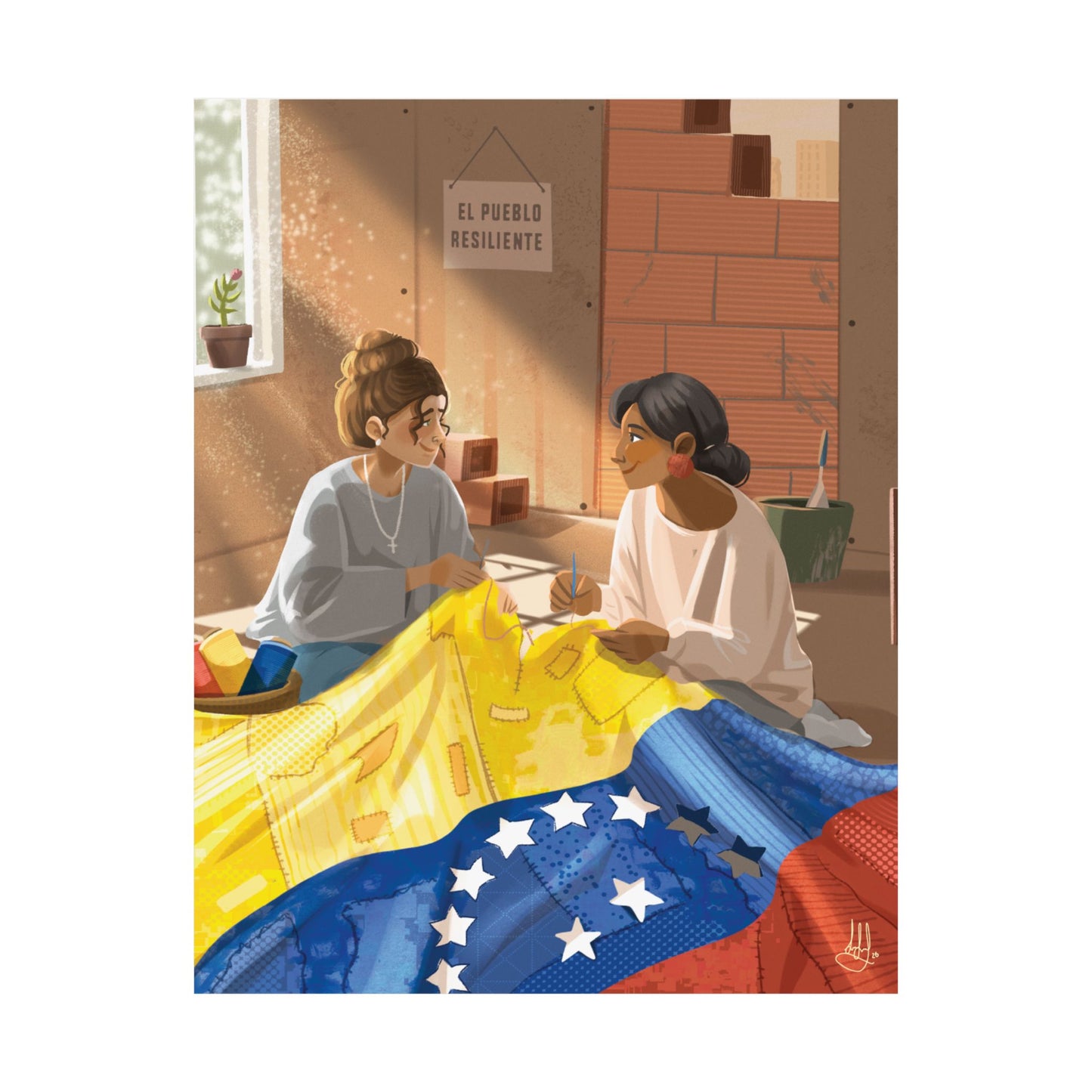 Pueblo Resiliente - Poster - Sofía López Silva