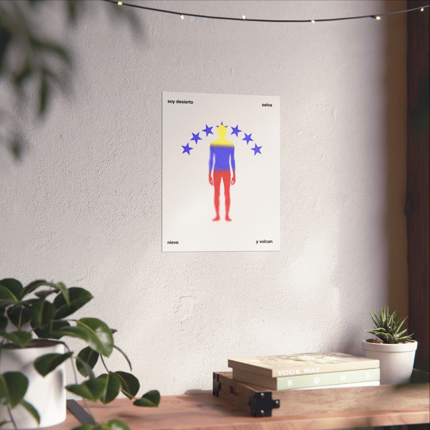 Desierto, Selva, Nieve y Volcan - Poster - Renzo Novelli