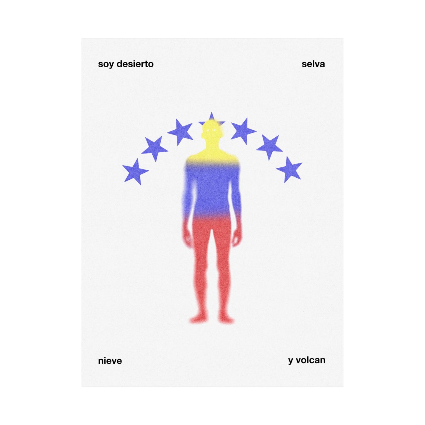Desierto, Selva, Nieve y Volcan - Poster - Renzo Novelli