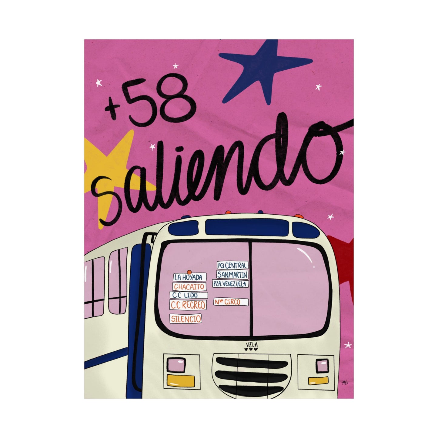 +58 saliendo - Poster - Ariana Gonzalez