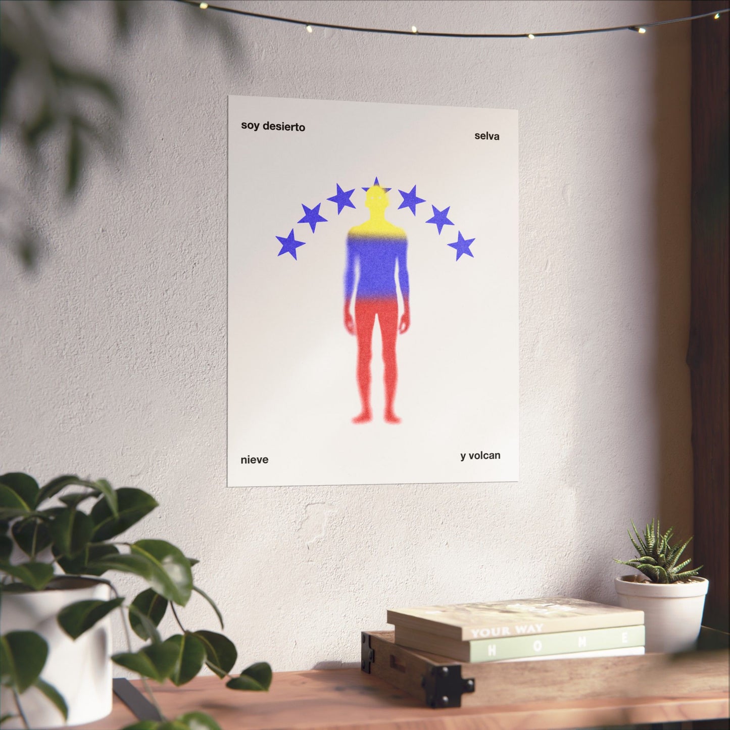 Desierto, Selva, Nieve y Volcan - Poster - Renzo Novelli