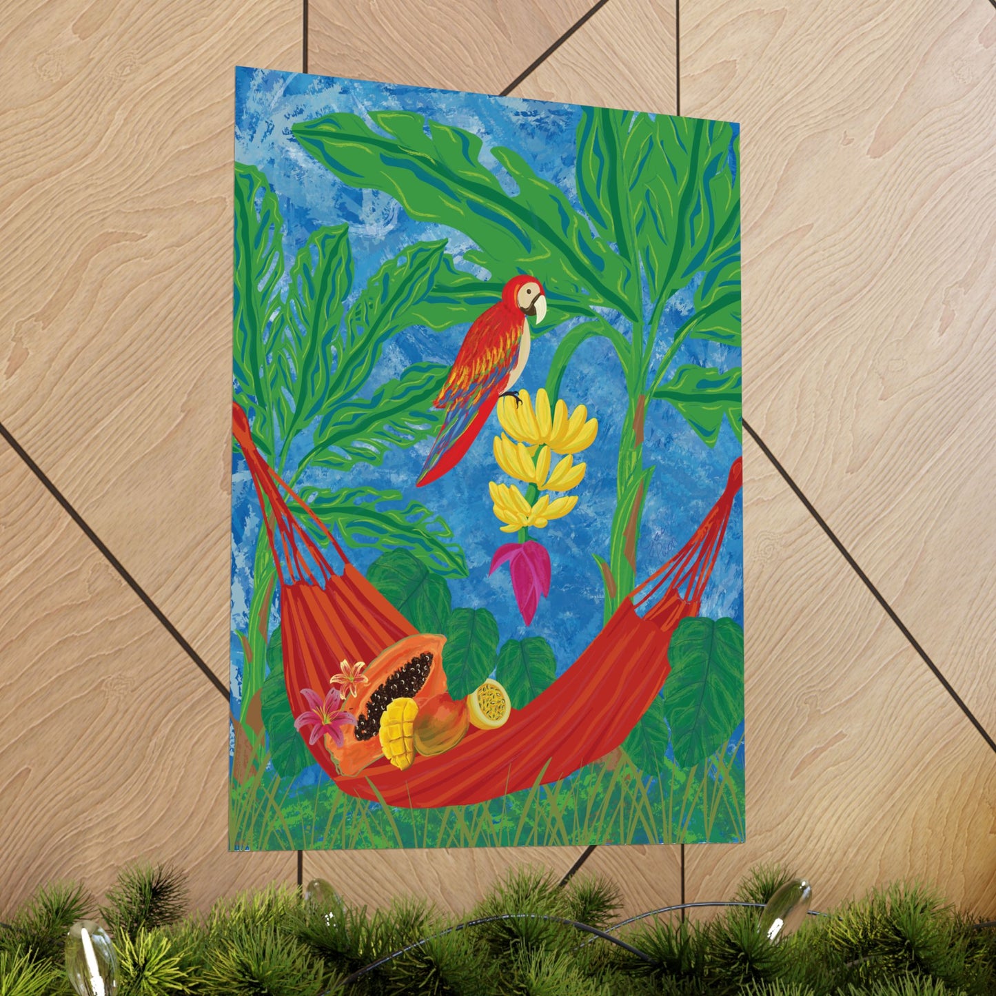 Comer frutica en la hamaca - Poster - Gaby Picon