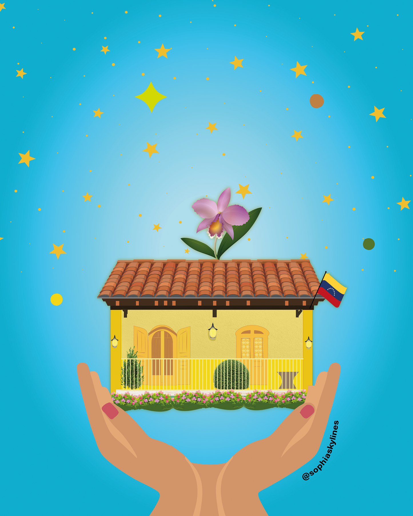 Venezuela Florece - Descargable (Print at Home) - By Brenda Sofía
