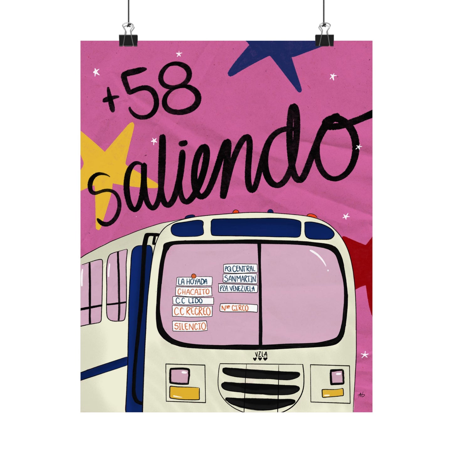 +58 saliendo - Poster - Ariana Gonzalez