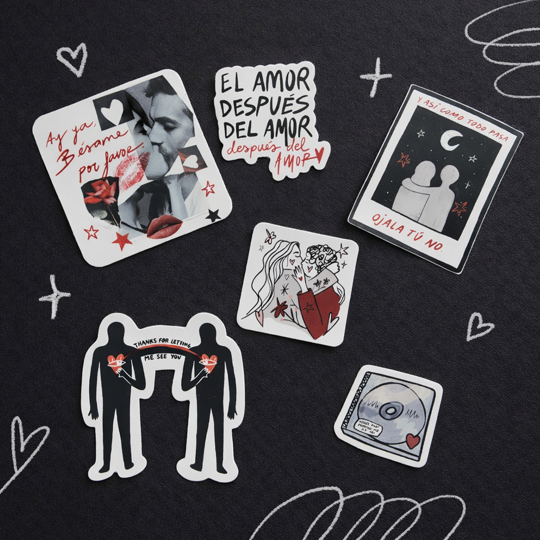 Collector Pack - Stickers + 3 Prints