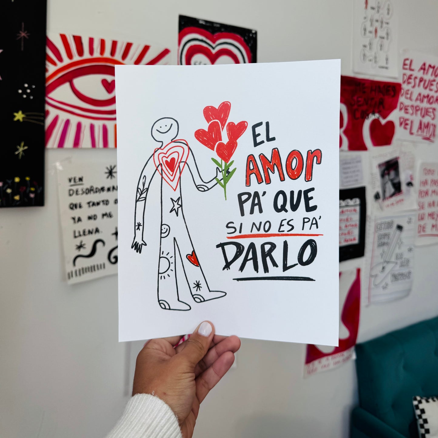 El amor pa' que si no es pa' darlo - Print Descargable