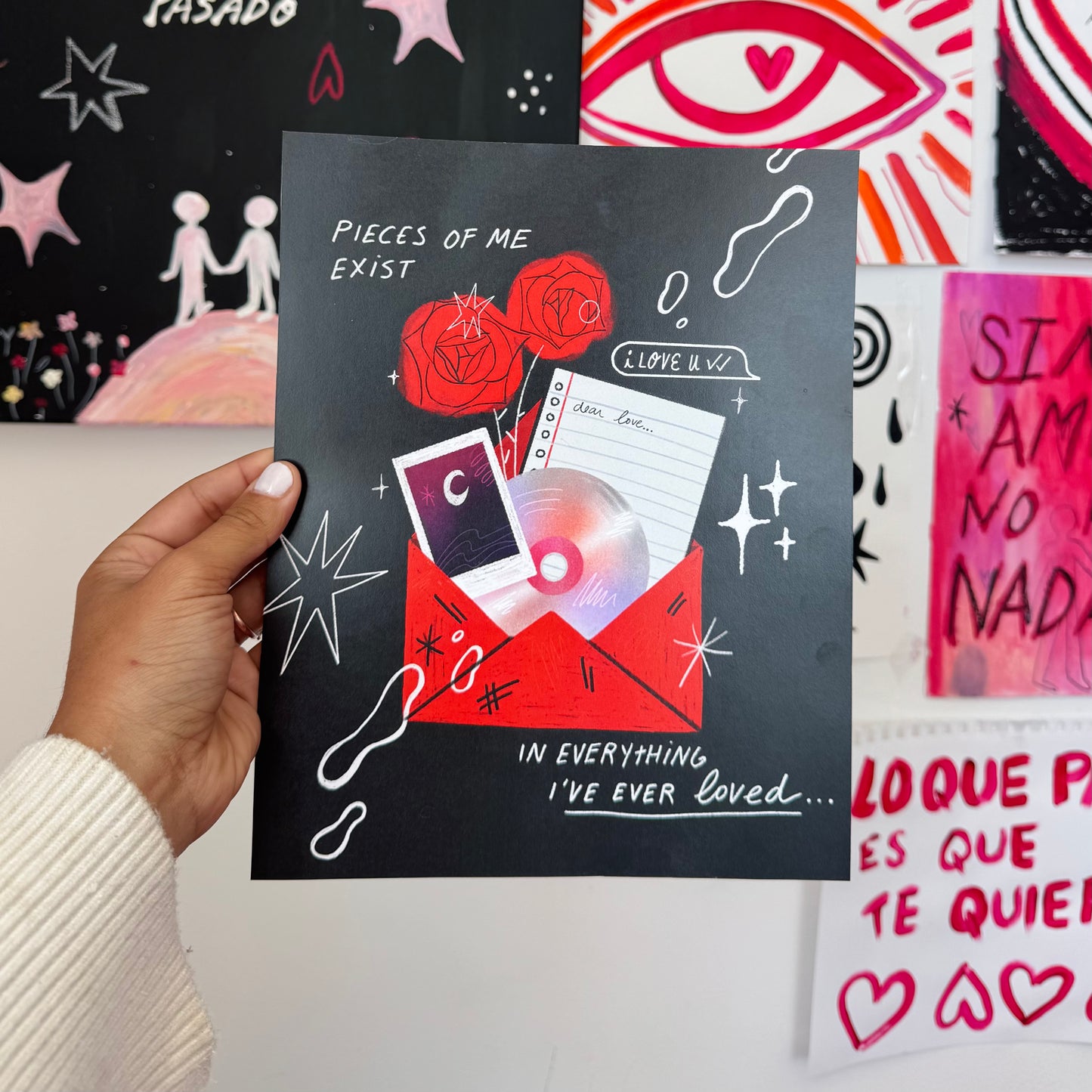 Pieces of me - Art Print