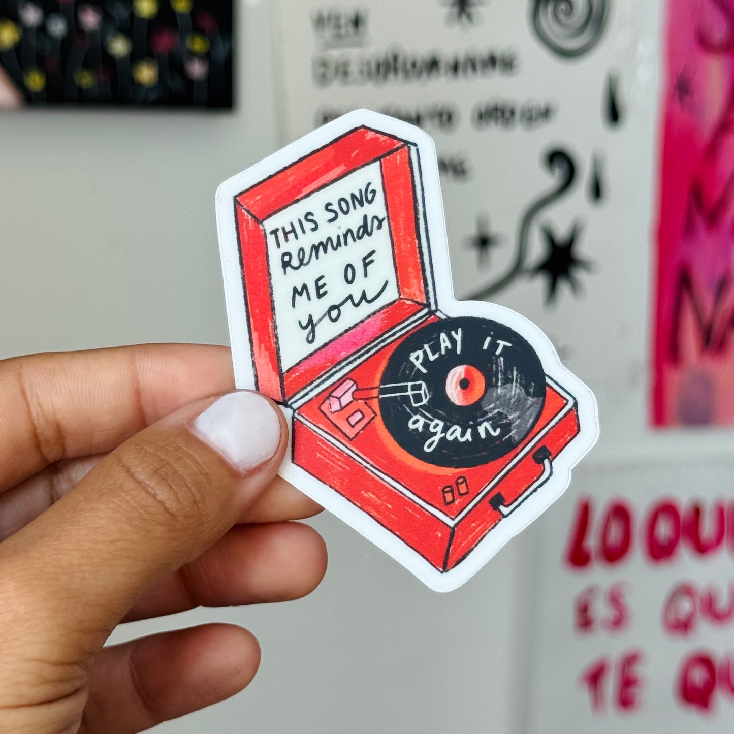 Amor & Caos Sticker Pack - Set of 6 stickers