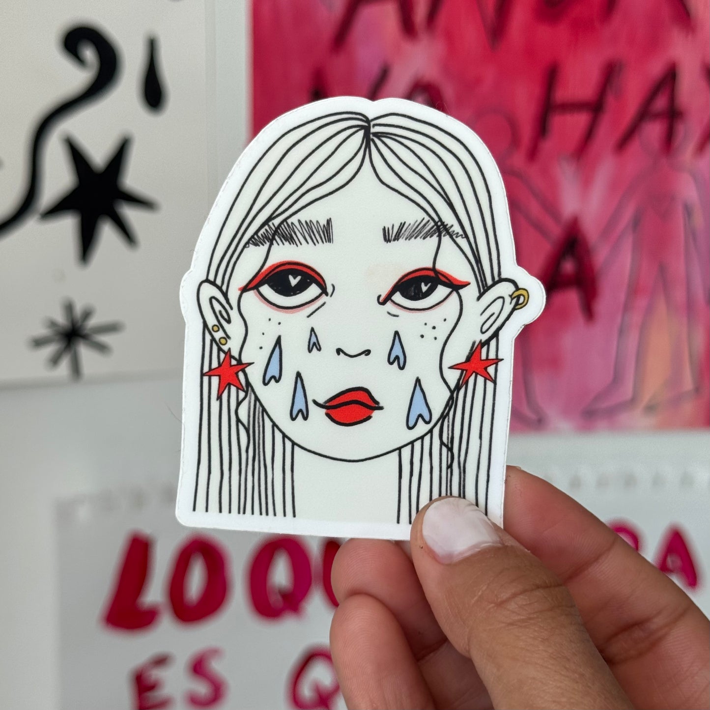 Amor & Caos Sticker Pack - Set of 6 stickers