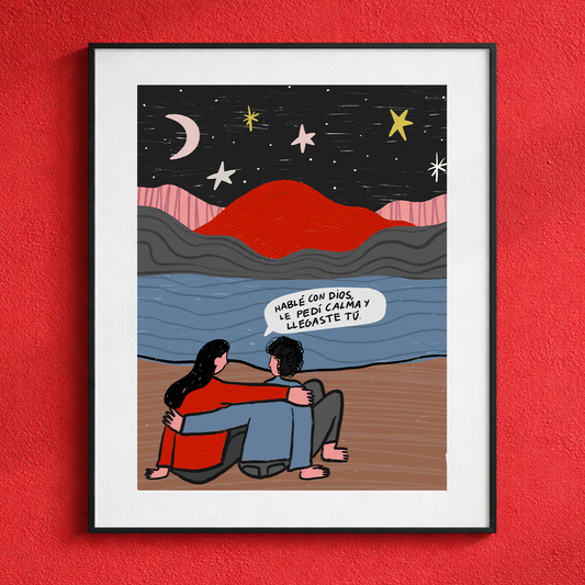 Calma y Dios - Art Print