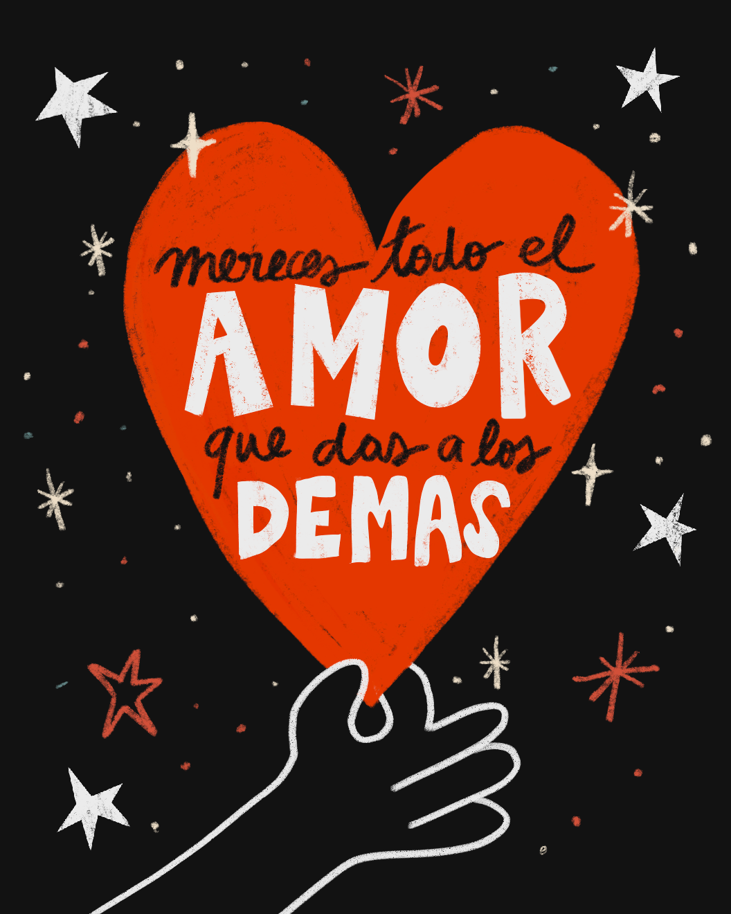 Mereces todo el amor - Print Descargable